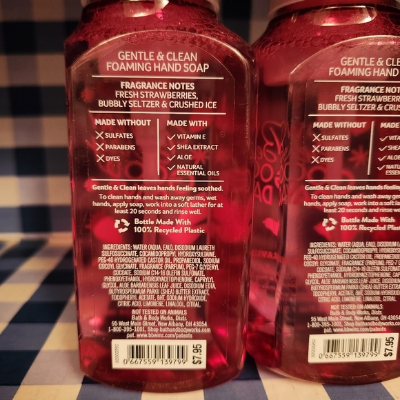 🆕️VERY BERRY GOOD DAYS Gentle Foaming Hand Soap x2 BBW - Picture 3 of 3